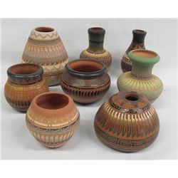 Miniature Navajo Pots - Terry Smith and V Tsosie