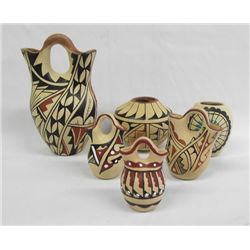 Jemez Pottery Vases and Jars