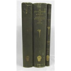 Three Bureau of American Ethnology Hardback Books