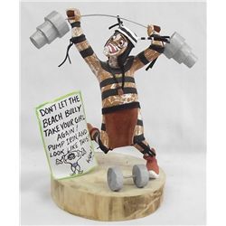 Navajo Koshare Clown Kachina -- Bertha Wood