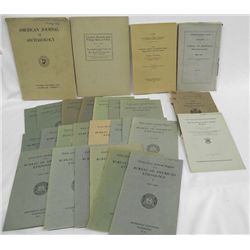 1905-1949 Ethnology and Archeology Pamphlets