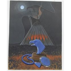 Painting ''Prayer For All Armed Forces'' F Cleveland