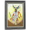 Image 1 : Framed Acrylic Painting of Gan Dancer - J D Medina