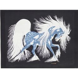 Silk Screen Print ''Spirit Horse'' - Woody Crumbo