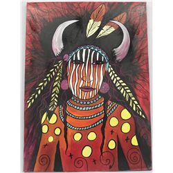 Painting - Little Sitting Bull - Kills Thunder