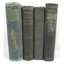 1889-1912 Books: Dickens Twain Carlyle Kerbey