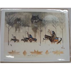 1988 Print ''Wolf Vision'' - Benally