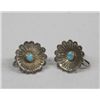 Image 1 : Old Pawn Navajo Sterling Turquoise Earrings