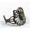 Image 2 : Old Pawn Navajo Sterling Turquoise Bracelet - Mull