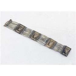 Vintage Taxco Sterling Silver Link Bracelet