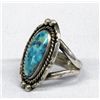 Image 2 : 1970s Navajo Sterling Turquoise Ring