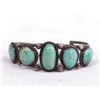 Image 1 : Old Pawn Navajo Sterling Turquoise Bracelet