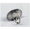 Image 2 : Zuni Sterling Inlay Mudhead Kachina Ring - Calavaza