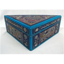 Hand Painted Mexican Wooden Jewelry Box