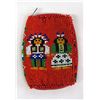 Image 1 : Beaded Cherokee Design Zippered Change Purse