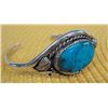 Image 1 : Navajo Silver Turquoise Bracelet