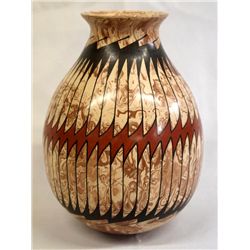 Mata Ortiz Marbelized Jar - Luis Ortiz