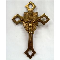 Brass Crucifix Wall Hanging