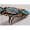 Image 4 : Zuni Sterling Turquoise Inlay Ring - MS