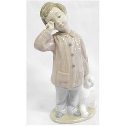 Lladro Statue NAO - Boy With Bear