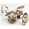 Image 1 : 4 Isleta Jemez Mini Pottery - Lucero