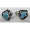 Image 3 : 6 Navajo Zuni Sterling Turquoise Rings