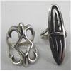 Image 4 : 6 Navajo Zuni Sterling Turquoise Rings
