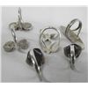 Image 5 : 6 Navajo Zuni Sterling Turquoise Rings