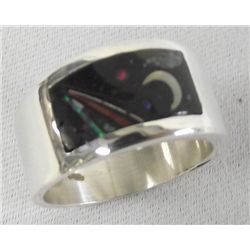 Sterling Silver Inlay Ring
