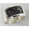 Image 1 : Sterling Silver Inlay Ring
