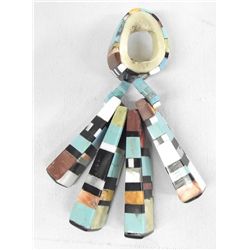 Santo Domingo Bone Inlay Pendant