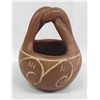 Image 1 : Vintage Santa Clara Twisted Handle Pottery Basket