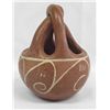 Image 2 : Vintage Santa Clara Twisted Handle Pottery Basket