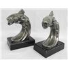 Image 1 : Pair 1940s Cast Bronze Trout Bookends Phil Mnfg Co