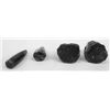 Image 3 : 4 Rare Pre-Columbian Black Obsidian Cone Points
