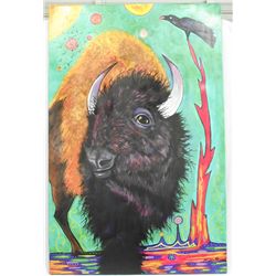 Acrylic Painting Coming Home - Kills Thunder