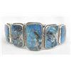 Image 1 : Navajo Sterling Turquoise Bracelet - Milton Lee