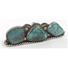 Image 1 : Navajo Silver Turquoise Pawn Ring - Eicher