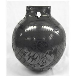 Mata Ortiz Black Eye Dazzler Jar - E de Bugarini