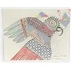 Image 1 : 2008 Parrot Drawing - Hopi Navajo Nathan S Begaye