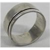 Image 3 : Navajo Sterling Silver Handmade  Wide Band  Ring