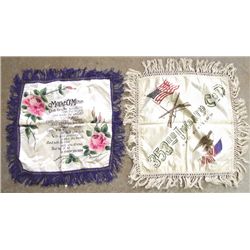 2 Vintage Pillow Covers - WWI 353rd Infantry