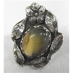 Navajo Sterling Silver Opal Ring