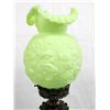 Image 2 : Antique Gone With the Wind Vaseline Glass Lamp