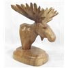 Image 2 : Carved Solid Wood Moose Carvings