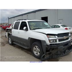 2002 - CHEVROLET AVALANCHE