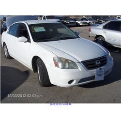 2002 - NISSAN ALTIMA