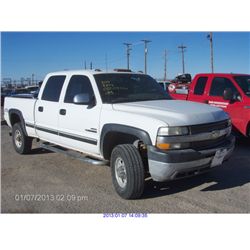 2001 - CHEVROLET 2500