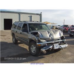 2001 - CHEVROLET SUBURBAN