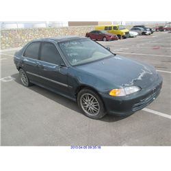 1994 - HONDA CIVIC//REBUILT SALVAGE TITLE